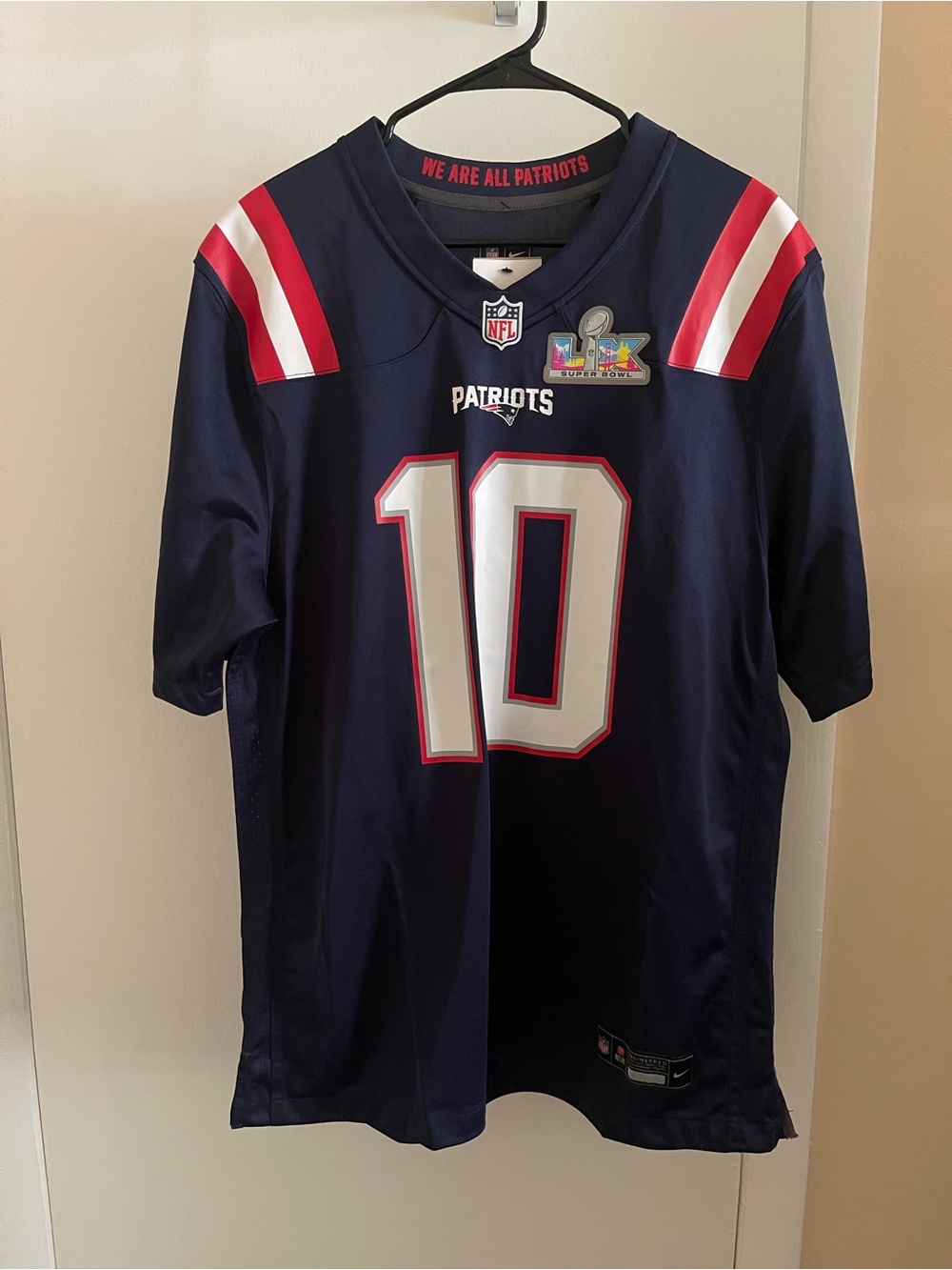 Nike New England Patriots Drake Maye Super Bowl LX Jersey